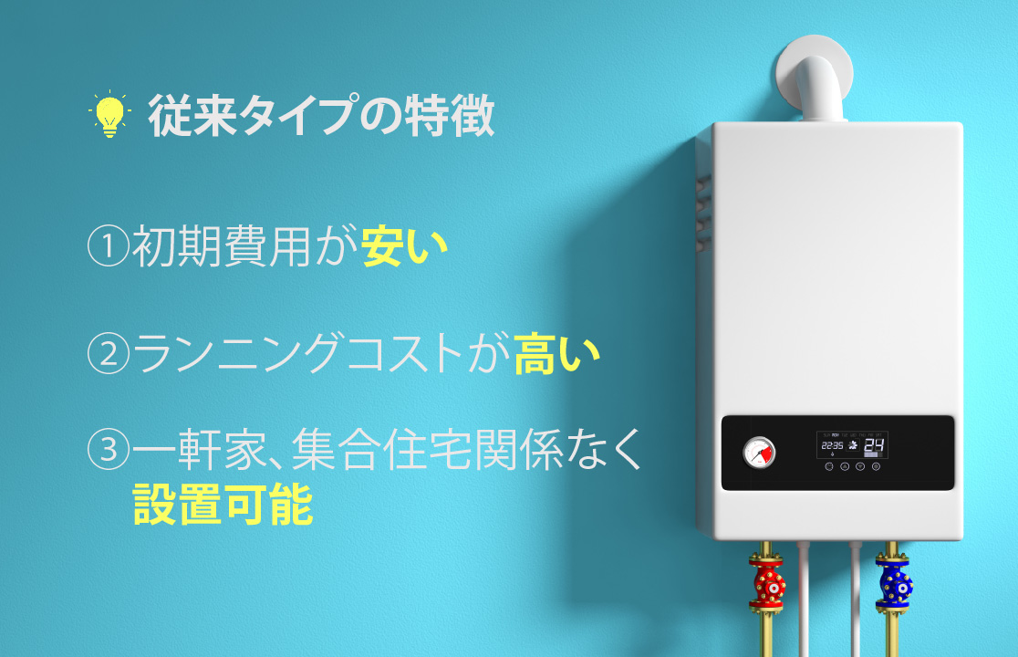 給湯のみ